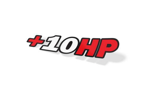'+10HP Decal – Stickered