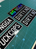 Custom/Personalised Show Car Number Plates