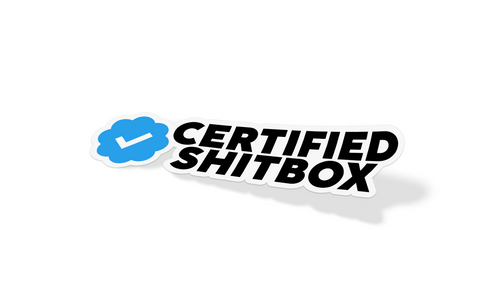 Certified Shitbox Decal – Stickered