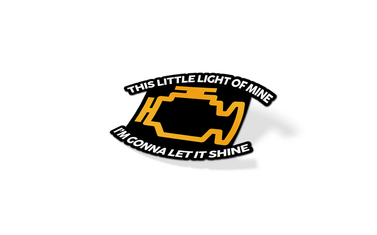 Engine Fans Decal Engine Light Funny Decal – Stickered