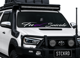 FUCK SUICIDE Window Banner