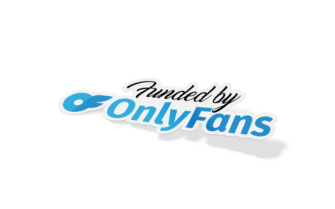 Funded by Onlyfans Decal – Stickered
