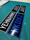 Custom/Personalised Show Car Number Plates