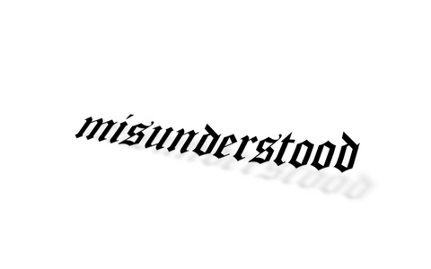 MISUNDERSTOOD Slap Sticker – Stickered