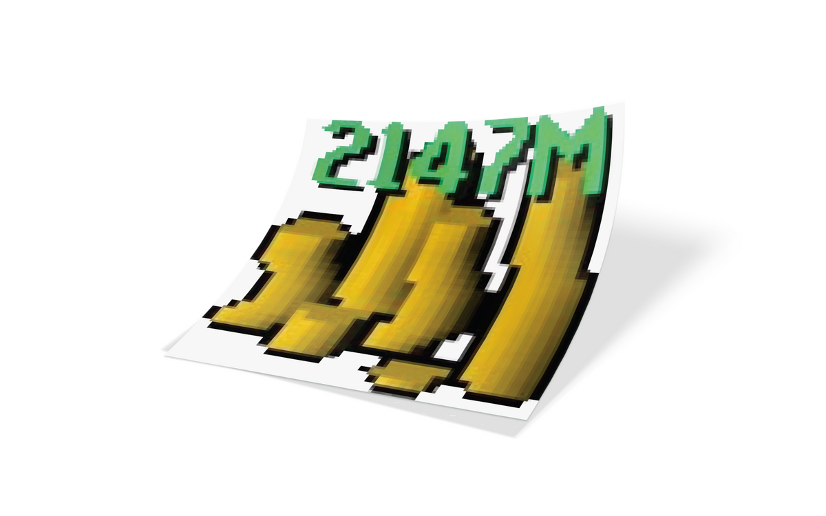 Oldschool RuneScape Max Cash Decal – Stickered