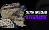 Custom Instagram Handle Sticker Builder