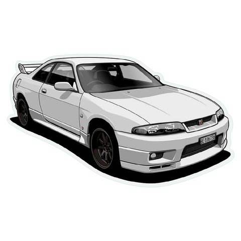 Nissan Skyline R33 GTR Sticker – Stickered